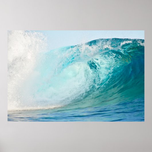 Grande vague de surf poster de break (Devant)