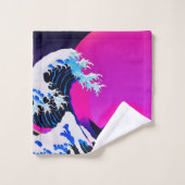 grande vague moderne (Gant de toilette)