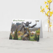 Grande Viking Era Carte de voeux de Noël! (Fleur jaune)