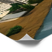 Grande ville américaine | AI Art Poster (Coin)