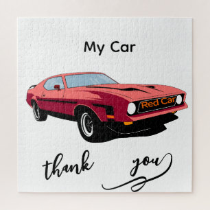 Grande Voiture Rouge – Mon Puzzle de Conception de
