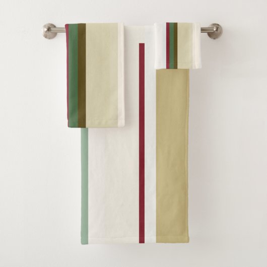 Grandes Abstraites vertes et rouges (En situation)