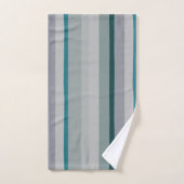 Grandes Abstraites vertes et turquoise (Serviette à main)