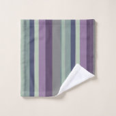 Grandes Abstraites violettes, bleues et vertes (Gant de toilette)