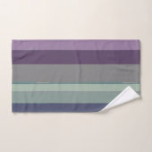 Grandes Abstraites violettes, bleues et vertes (Serviette à main)