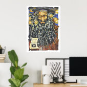 Grandes affiches de barbe noire (Bureau à domicile)