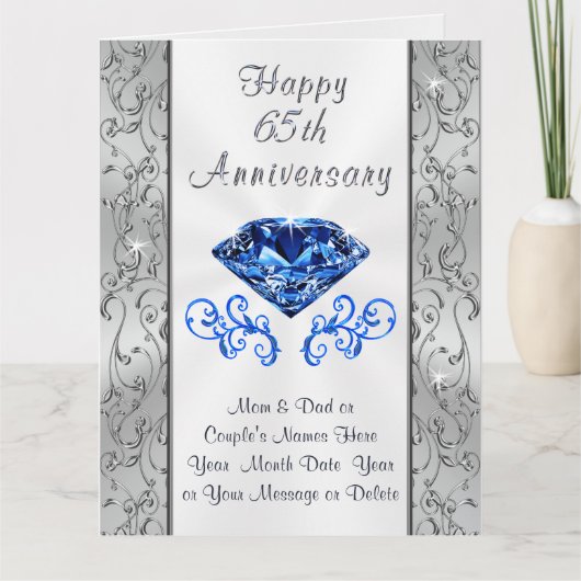 Grandes belles soixante-cinquième cartes (Devant)