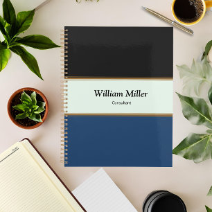 Grandes Bleues Noires Minimalistes Modernes