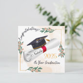 Grandes cartes de félicitations imprimables, Gradu (Debout devant)