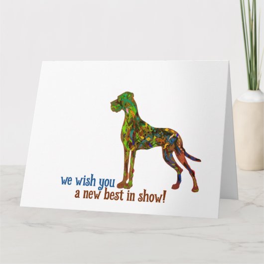 grandes cartes de sympathie de dane (Devant)