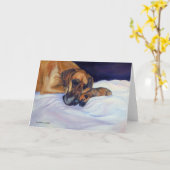 Grandes Cartes De Voeux Dane (Fleur jaune)