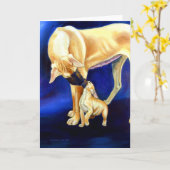 Grandes Cartes De Voeux Dane (Fleur jaune)