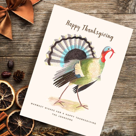 Grandes | cartes de voeux du thanksgiving | de la