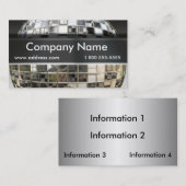 Grandes cartes d'industrie musicale de boule de (Devant / Derrière)