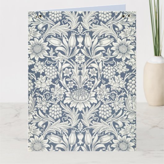 Grandes cartes Sunflower Design (par William Morri (Devant)