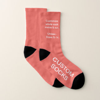 Grandes chaussettes personnalisables faites sur