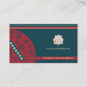 Grandes circulaires rétro moderne avec Carte de vi (Dos)