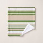 Grandes complexes - Blanc, Sable et Vert Palme (Gant de toilette)