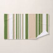 Grandes complexes - Blanc, Sable et Vert Palme (Serviette à main)