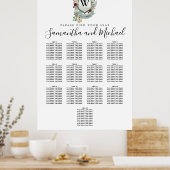 Grandes crêtes florales rouges Tableau de sièges à (Cuisine)