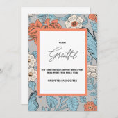 Grandes Elegant script Votre logo Carte BulkHolida (Devant / Derrière)