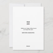 Grandes Elegant script Votre logo Carte BulkHolida (Dos)