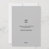 Grandes Elegant script Yourlogo Bulk Carte de vaca (Dos)