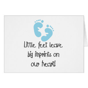 Grandes empreintes pieds bleus d'empreintes de pas