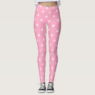 Grandes Étoiles Roses Leggings