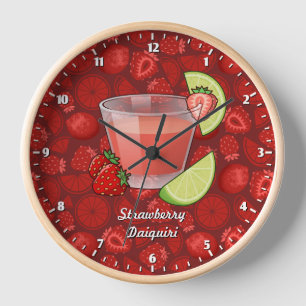 Grandes Horloge de la fraise Daiquiri