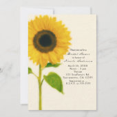 Grandes invitations rustiques de pays de soleil pe (Devant)