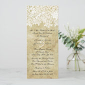 Grandes invitations Vintages de mariage floral (Debout devant)