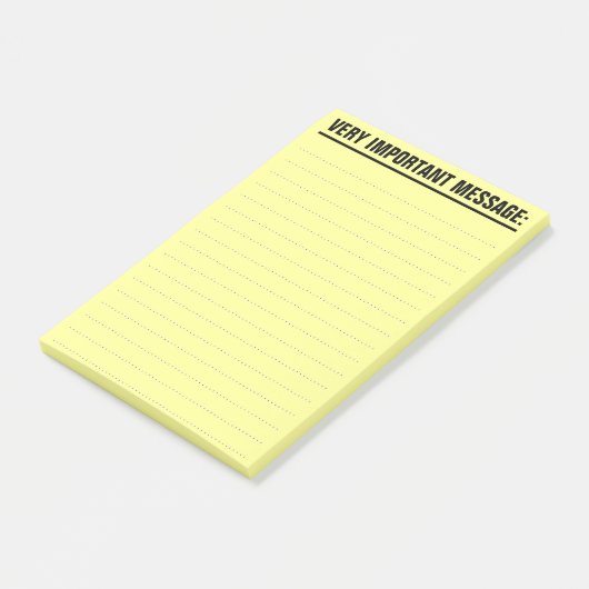 Grandes notes de post-it avec le papier rayé (Incliné)