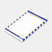 Grandes notes de post-it chics de caniche (Incliné)