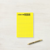 Grandes notes de post-it personnalisées (Sur un bureau)