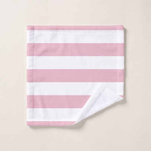 Grandes Pink, Grandes Blances, Motif Gratté (Gant de toilette)