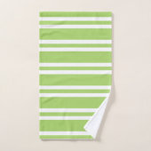 Grandes pomme verte et blanche (Serviette à main)
