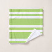 Grandes pomme verte et blanche (Gant de toilette)