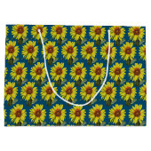 Grandes Sacs Cadeaux Tournesol (Dos)