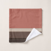 Grandes saumons et café (Gant de toilette)