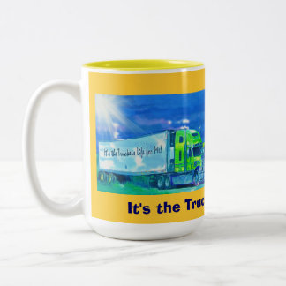 GRANDES TASSES DE CAFÉ DE RELAIS ROUTIER