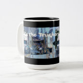 GRANDES TASSES DE CAFÉ DE RELAIS ROUTIER (Devant gauche)