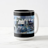 GRANDES TASSES DE CAFÉ DE RELAIS ROUTIER (Devant droit)