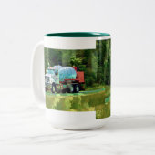 GRANDES TASSES DE CAFÉ DE RELAIS ROUTIER (Devant gauche)