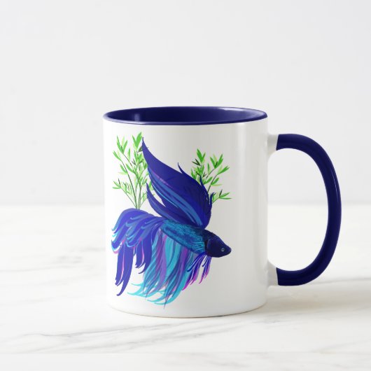 Grandes tasses de combat siamoises bleues de (Droite)