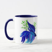 Grandes tasses de combat siamoises bleues de (Gauche)