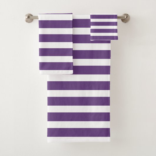 Grandes teintes violettes et blanches modernes (En situation)