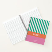 Grandes vertes Coloré Journal Carnet (Intérieur)