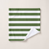 Grandes vertes et blanches (Gant de toilette)