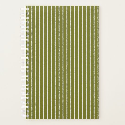 Grandes vertes et blanches d'olive avec lignes iné (Devant)